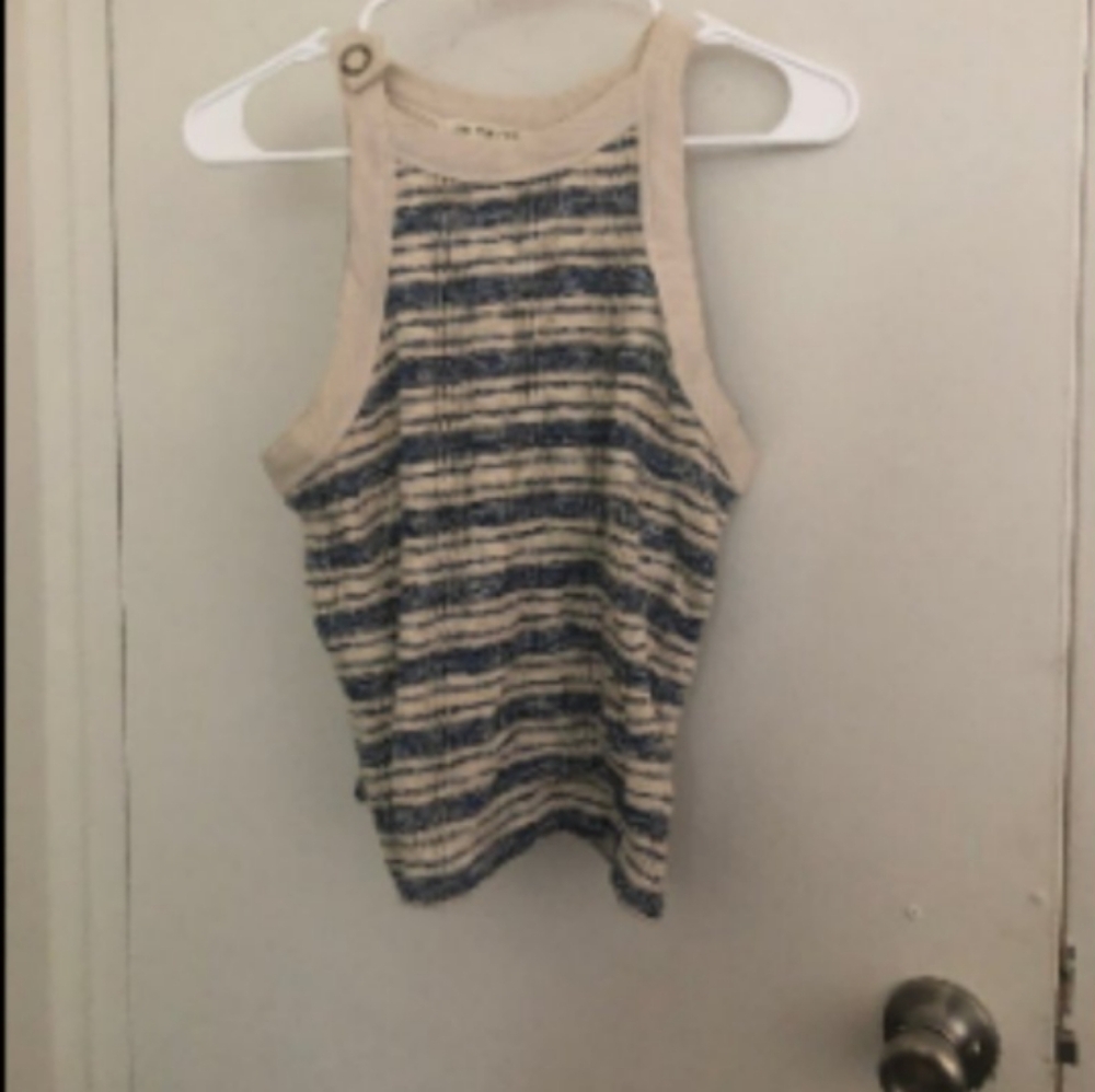 We the Free Free People Striped Knit Halter Top Sz M